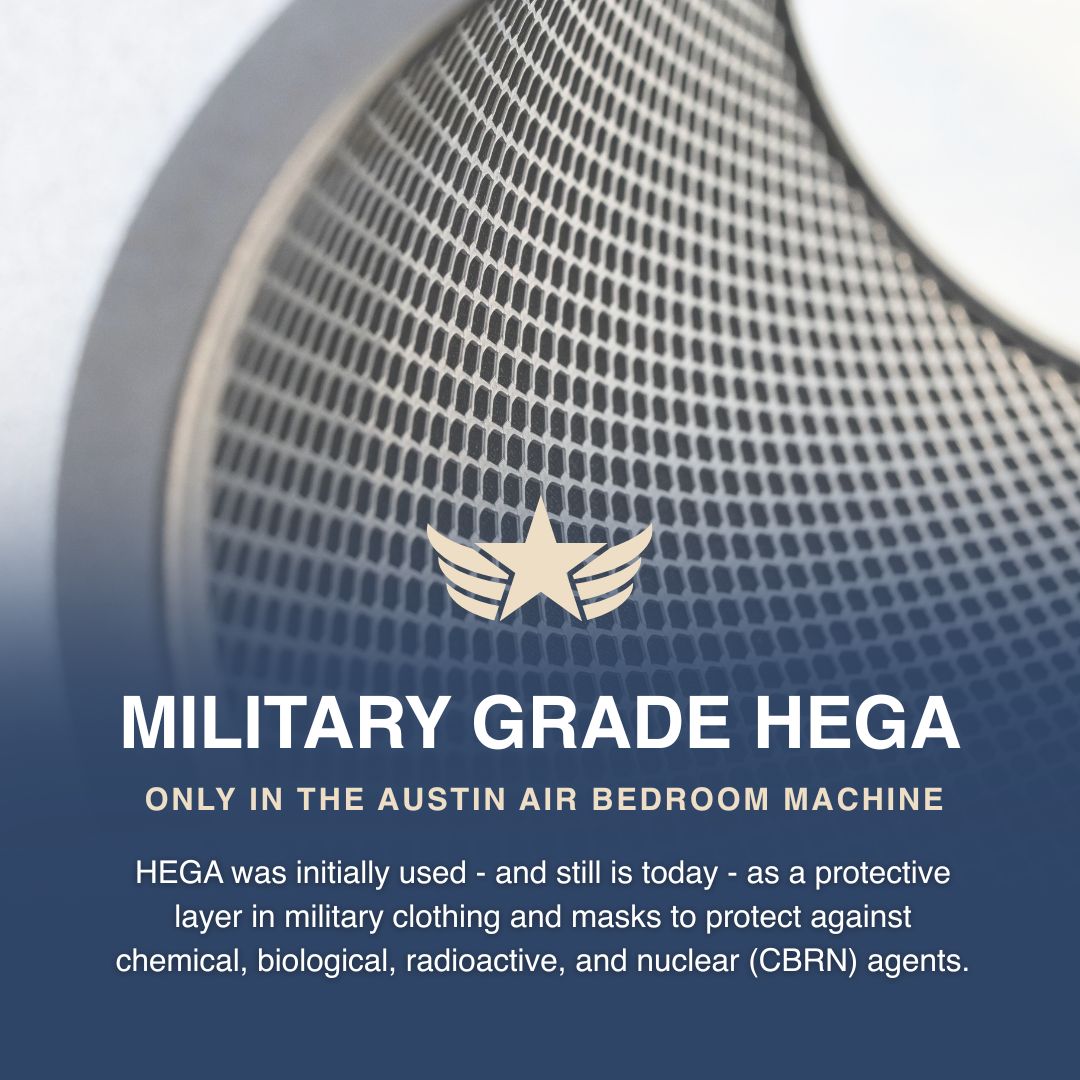 Austin Air Bedroom Machine Military Grade HEGA
