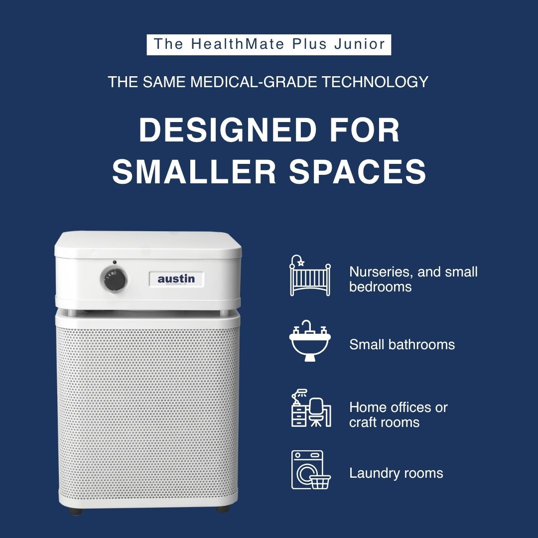 Austin Air HealthMate Plus Junior Designed for Smaller Spaces