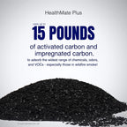 Austin Air HealthMate Plus 15 Pounds of Activated and Impregnated Carbon