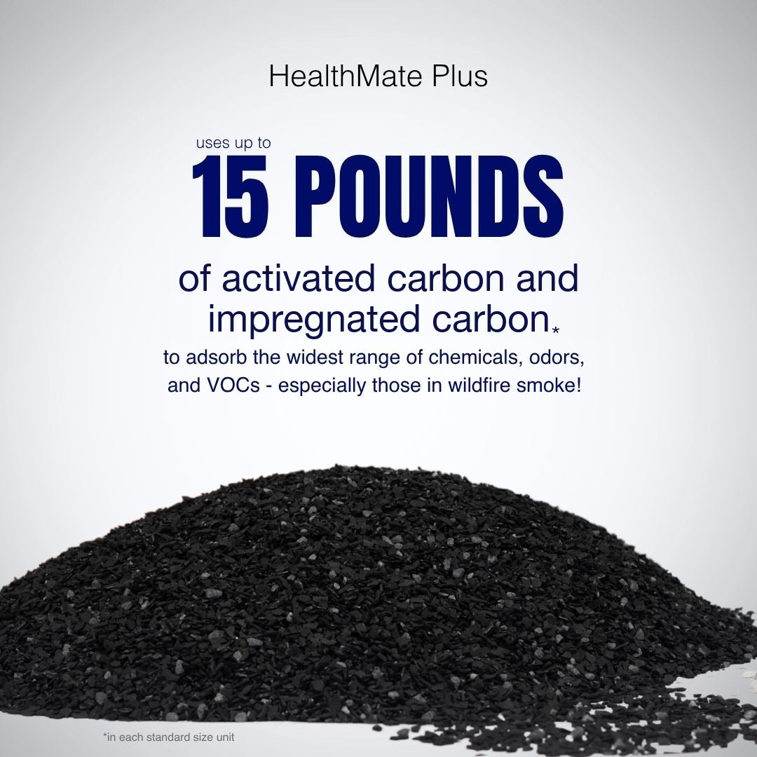 Austin Air HealthMate Plus 15 Pounds of Activated and Impregnated Carbon